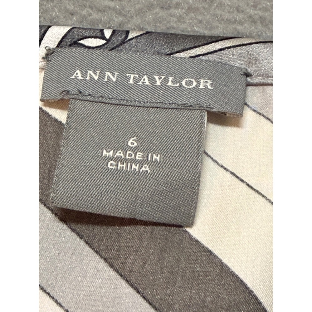 Babydoll Silk‎ Blend Abstract Print Ruffle Tie Neck Camisole Y2K Retro Coquette - Picture 5 of 7